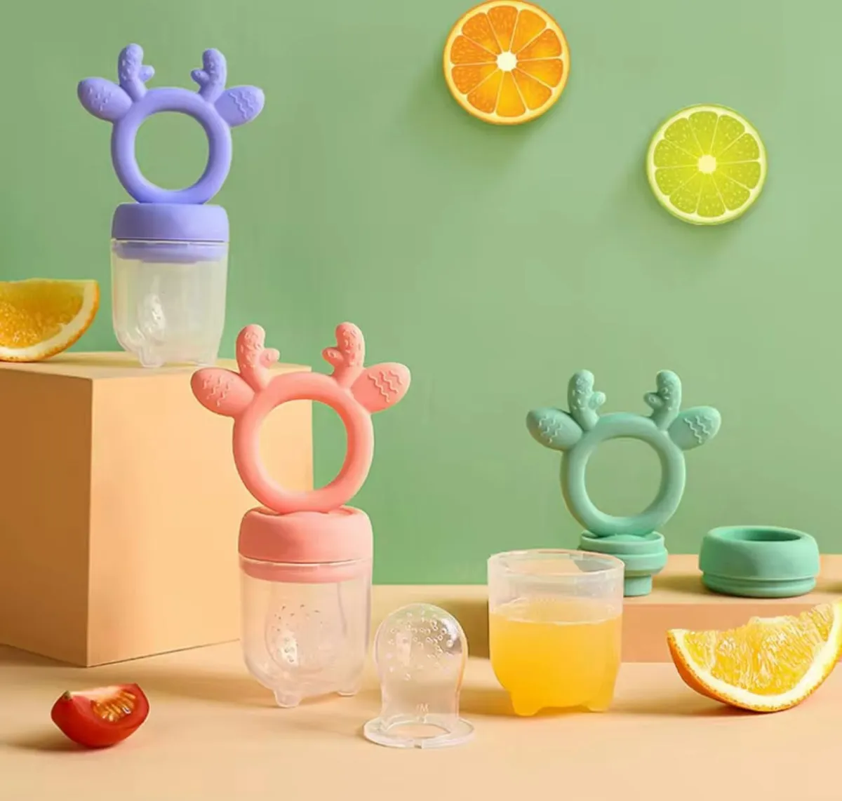 Miniatura 3 de Chupo de fruta en kit. - COLOR: ROSADO